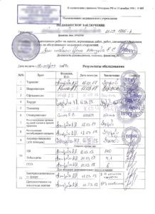 Справка форма 405 (работа на высоте )